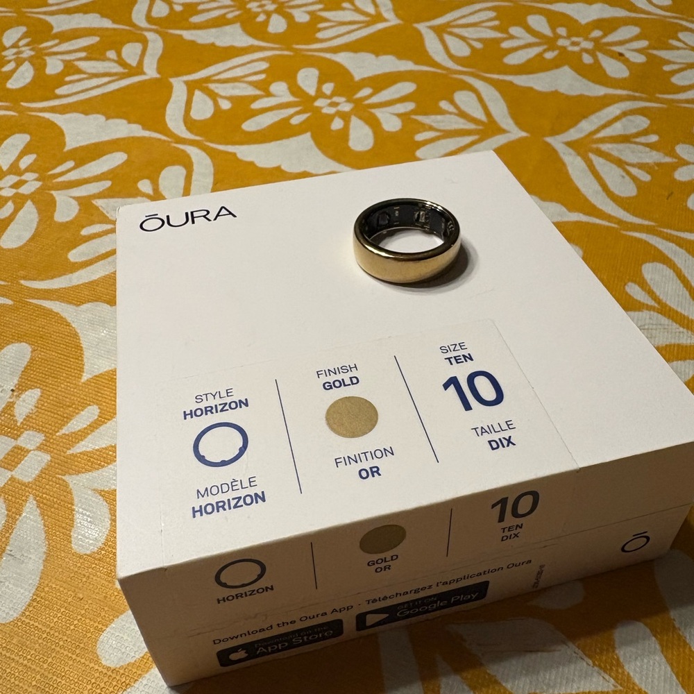 Oura Gen3 Horizon Gold Size 10